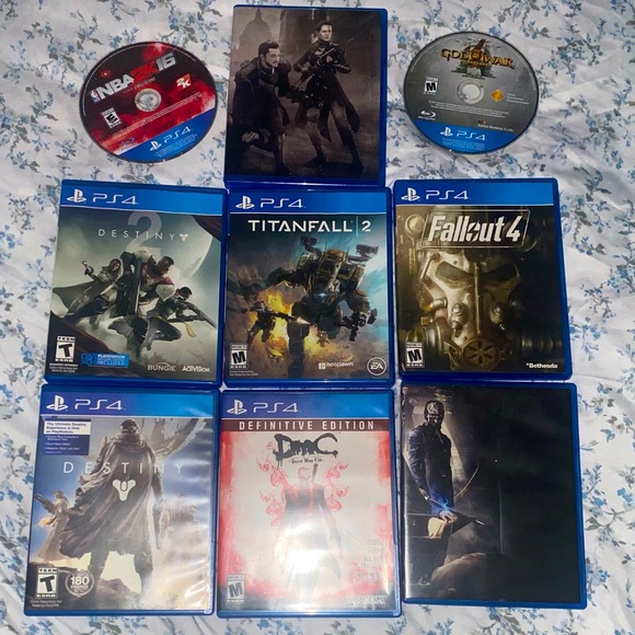 Serious Buyer Only! Pre Owned PS4 PlayStation Games Bundle